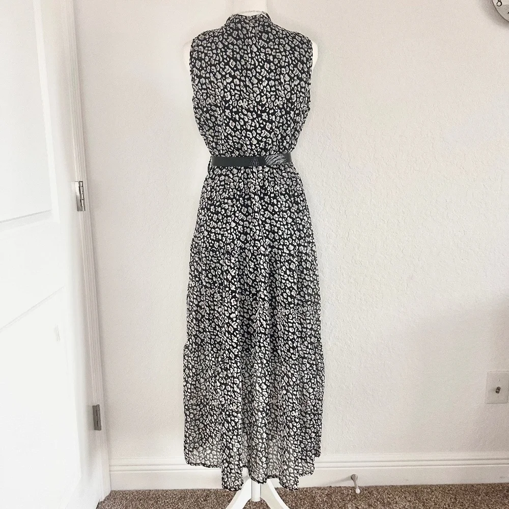 Beachsissi, Boho Sleeveless Chiffon Maxi Dress, Size M - Picture 5 of 14